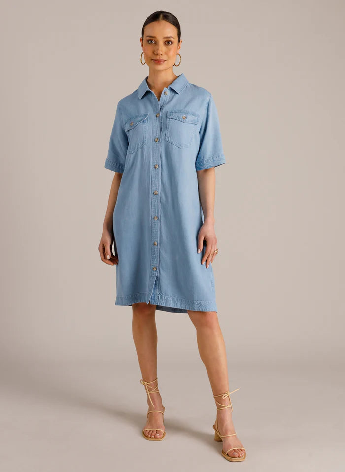Yest Light Denim Dress