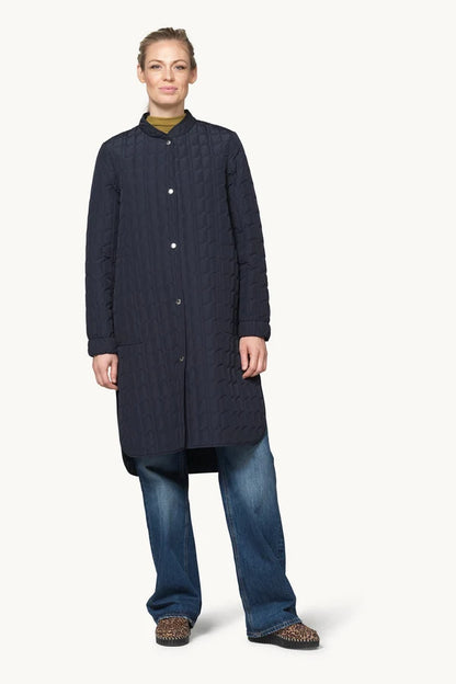 Ilse Jacobsen Quilted Coat - Black