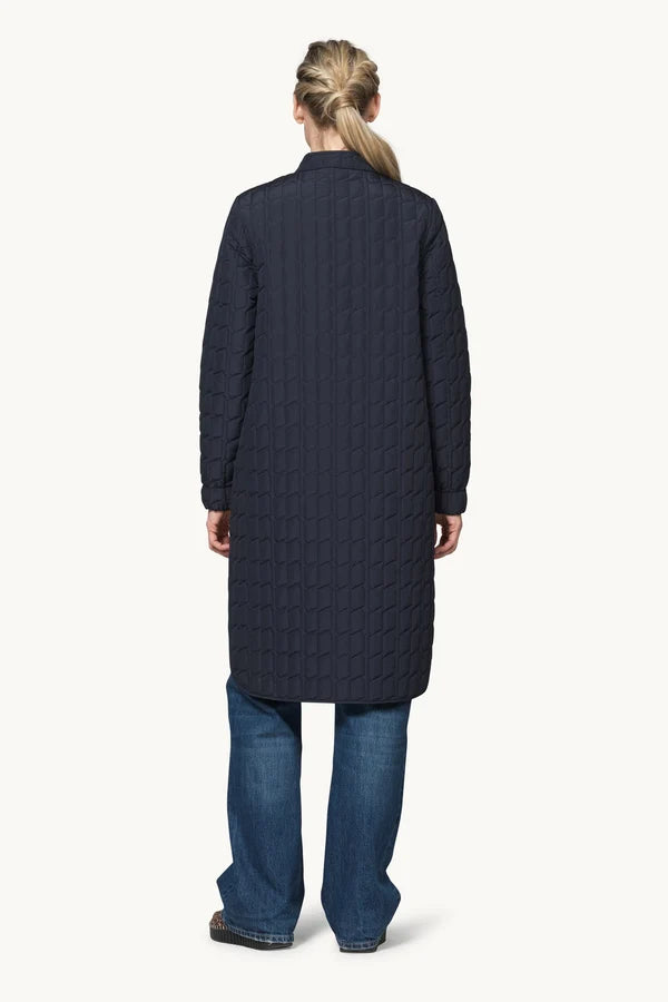 Ilse Jacobsen Quilted Coat - Black