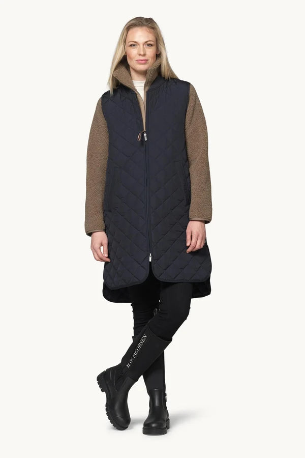Ilse Jacobsen Quilted Vest - Black