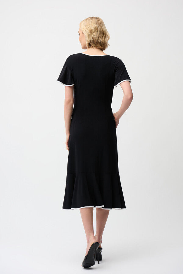 Joseph Ribkoff Knee-Length Wrap Dress