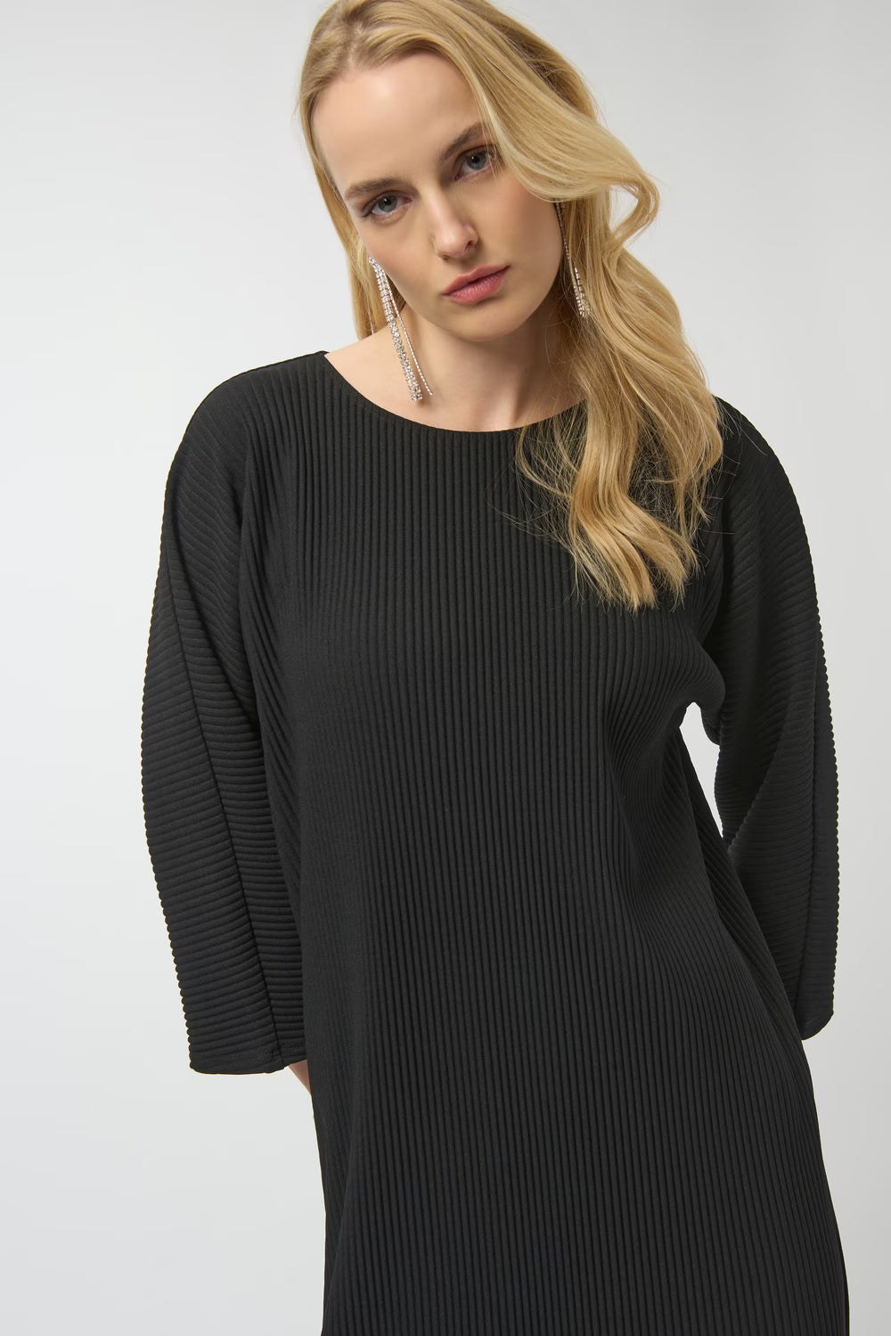 Joseph Ribkoff Knee Length Pleated Dress