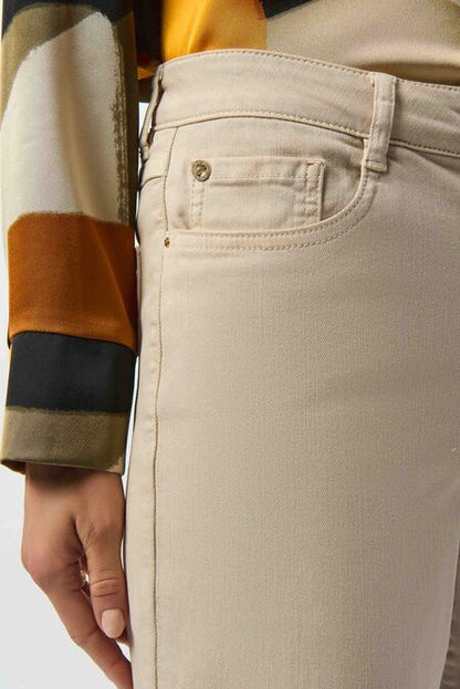 Joseph Ribkoff Wide-Leg Mid-Rise Jeans