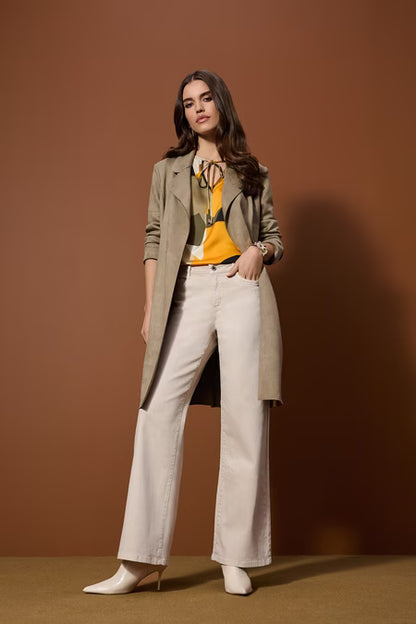 Joseph Ribkoff Wide-Leg Mid-Rise Jeans