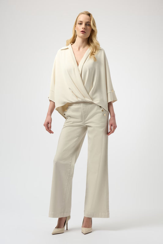 Joseph Ribkoff Vneck Relaxed Fit Top