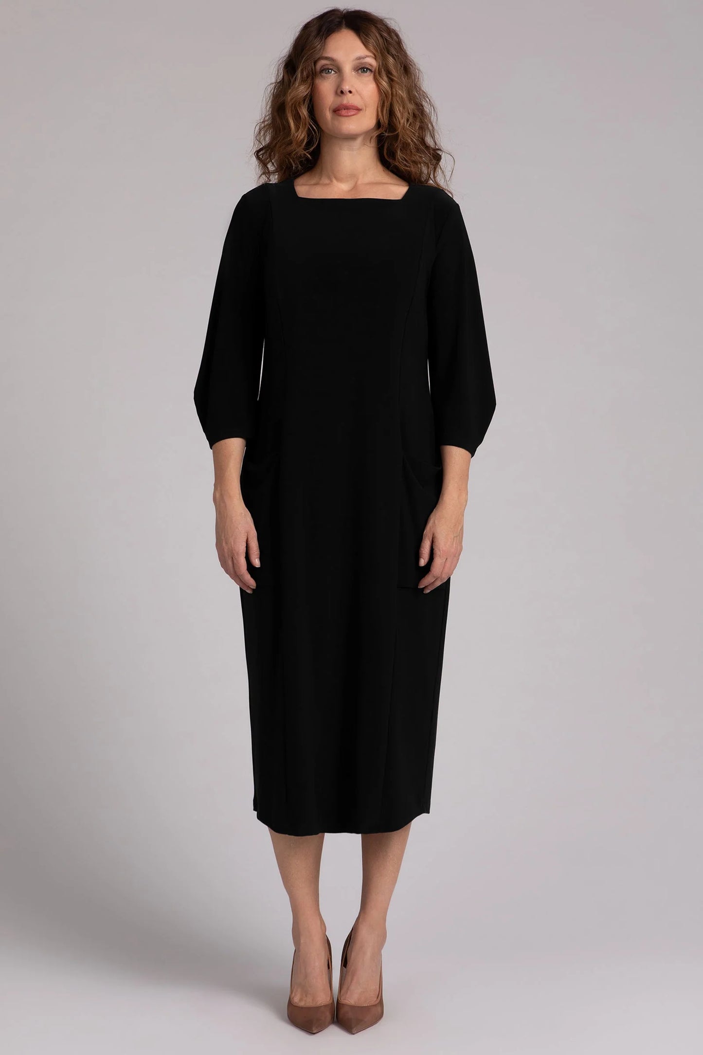 Sympli Lantern Column Dress