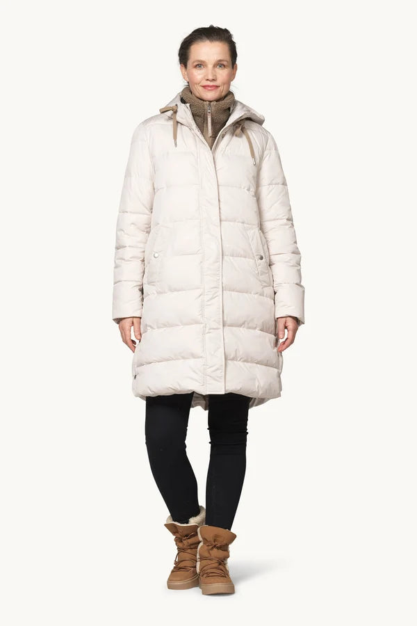 Ilse Jacobsen Padded Coat - Silver Grey