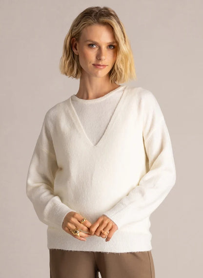 Yest Shira Sweater - Beige Cream