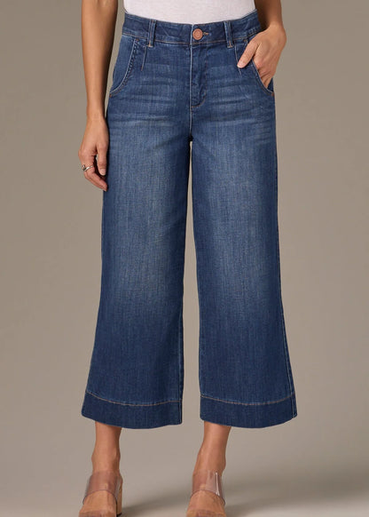 Wit & Wisdom - Whitney Skyrise Wide Leg Cropped Jeans