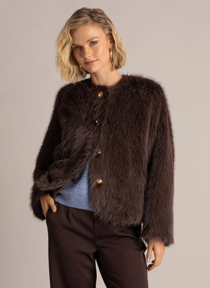 Yest OWY Quinne Coat - Brown