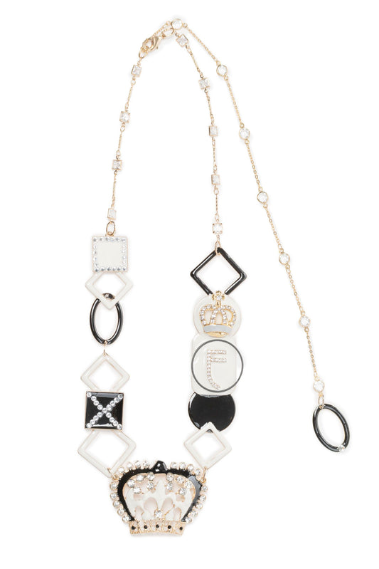 Elisa Cavaletti Ivory Black Necklace