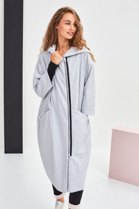 Naya Silver Long Jacket