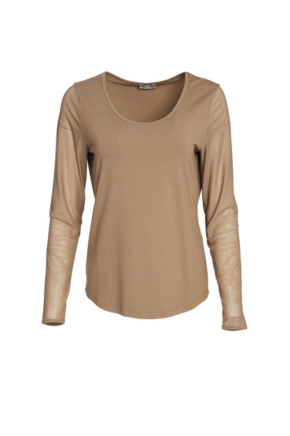 Naya Mesh Sleeve Tops