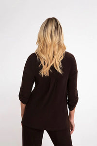 Sympli Safari Top, 3/4 Sleeve